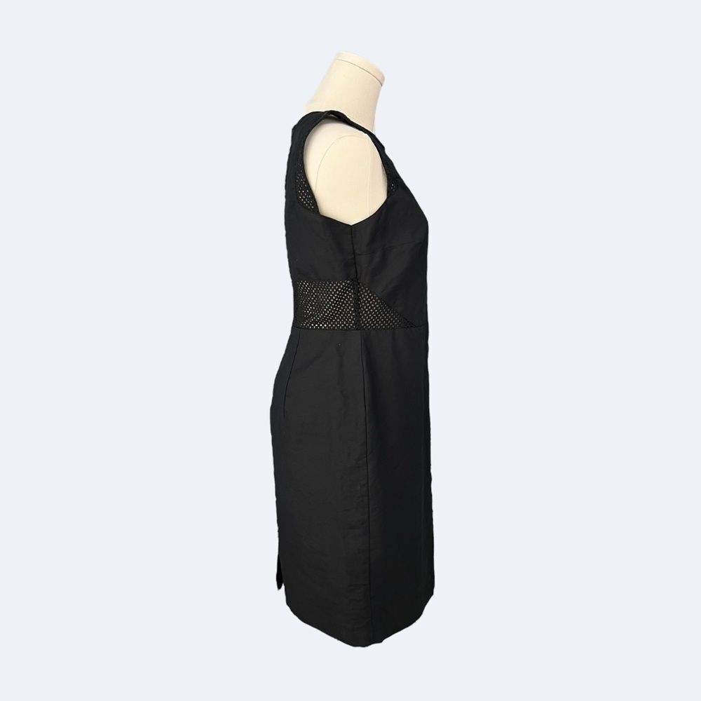 LOFT NWOT Linen mix sleeveless sheath dress in Black Size 4 - Picture 3 of 10